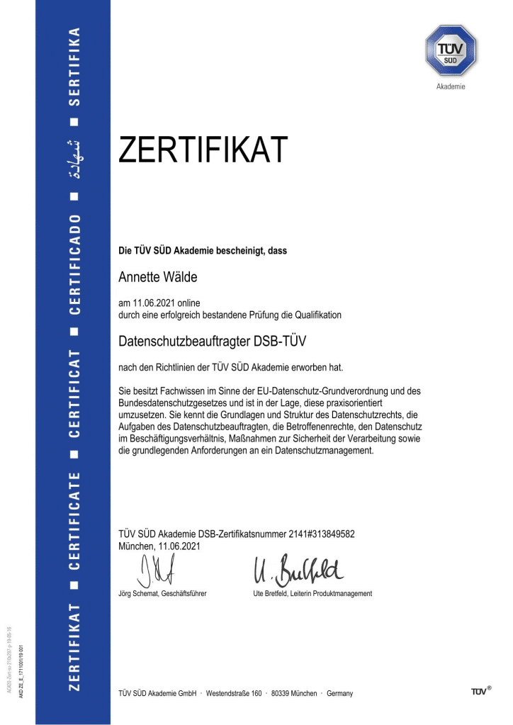 zertifikat-datenschutzbeauftragter